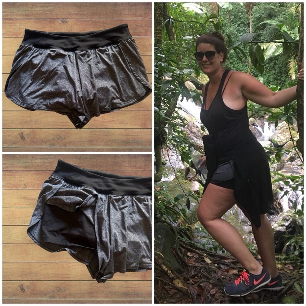 VSX Victoria’s Secret athletic shorts with built in bike shorts size large